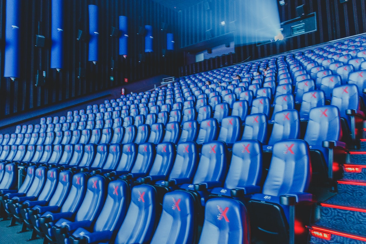 Une salle de cinéma vide