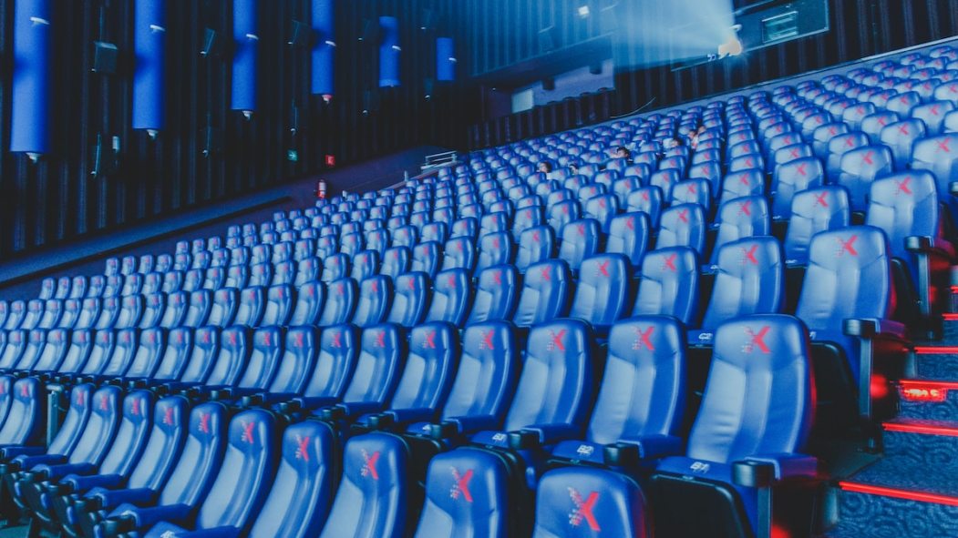 Une salle de cinéma vide