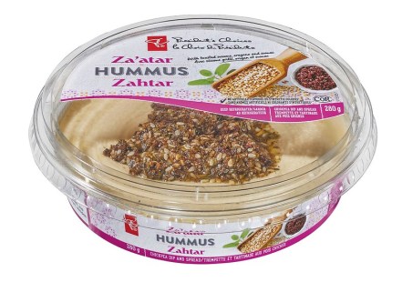 Hummus Zahtar et pain Khubz Choix du Président