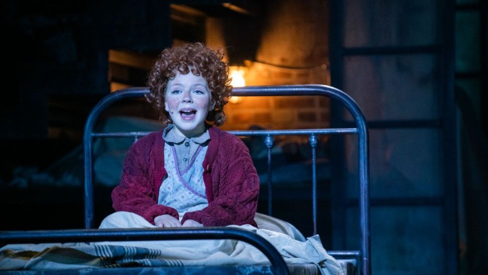 Une scène de la comédie musicale "Annie", de Juste pour rire