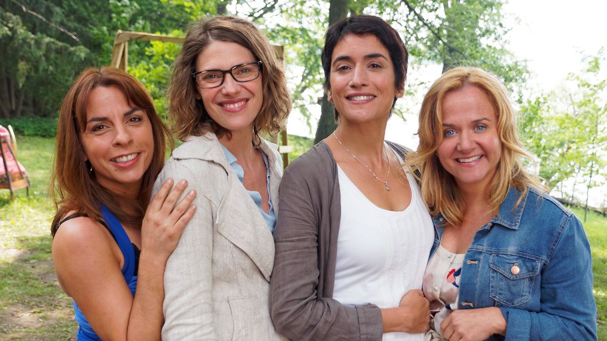 Anne Casabonne, Hélène Florent, Geneviève Rochette et Brigitte Lafleur dans "La galère"