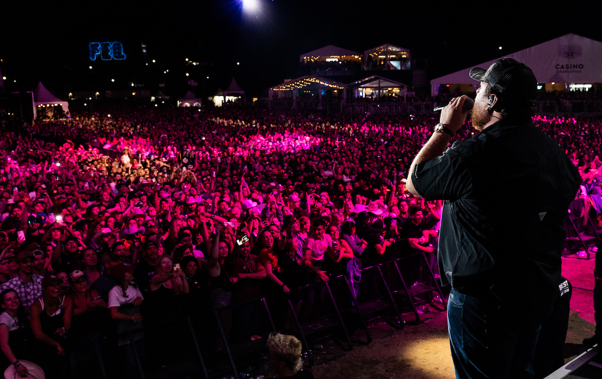 Le spectacle de Luke Combs a été un des meilleurs succès du Festival d'été du Québec (FEQ) en 2022.