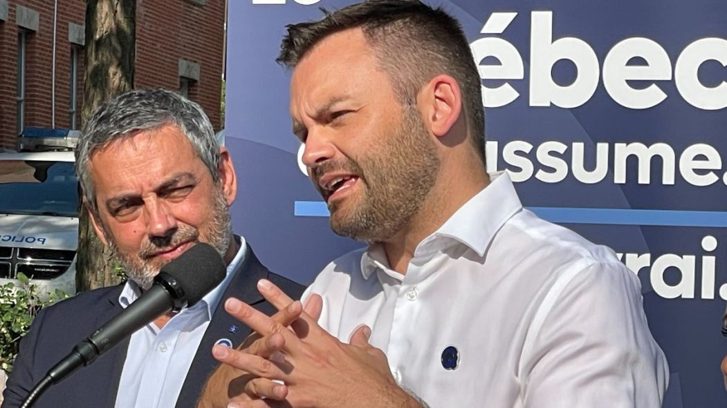 Le chef du Parti Québécois, Paul St-Pierre Plamondon