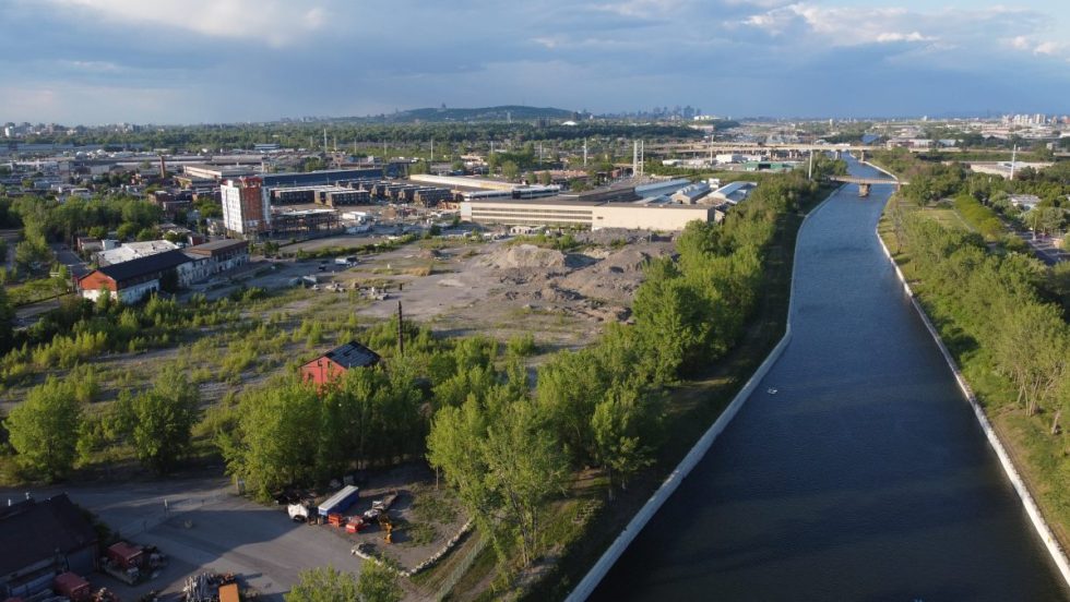 Vue aérienne du secteur de Lachine-Est