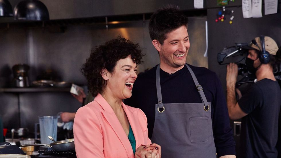 Hélène Bourgeois Leclerc et Vincent Dion Lavallée coaniment "Le Restaurant", à Zeste