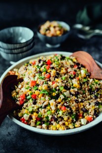 Salade mexi-fun, tirée du livre « Recettes véganes pour gens actifs »