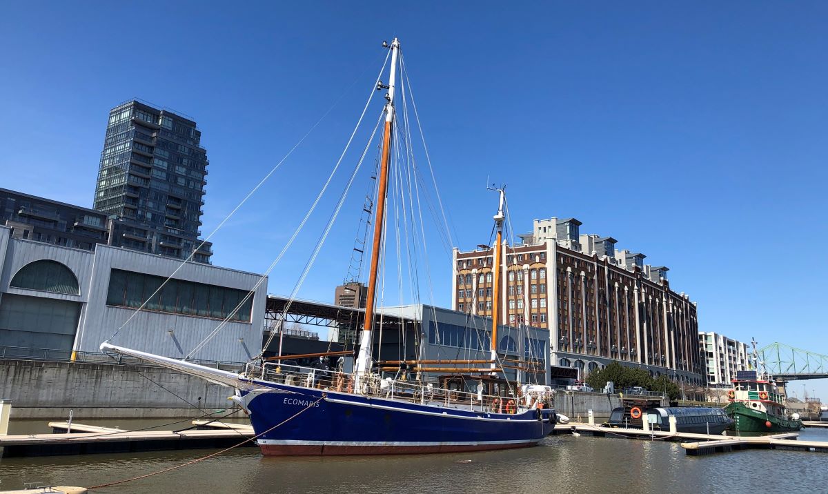Le voilier a bord duquel partiront les chercheuses.