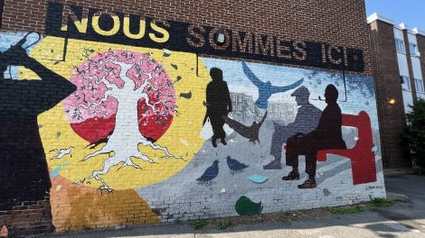 Murale nous sommes ici