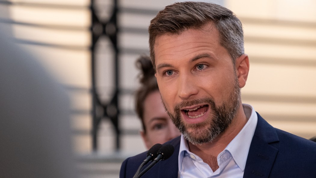 Gabriel Nadeau-Dubois, porte-parole de Québec solidaire et députée de Gouin.