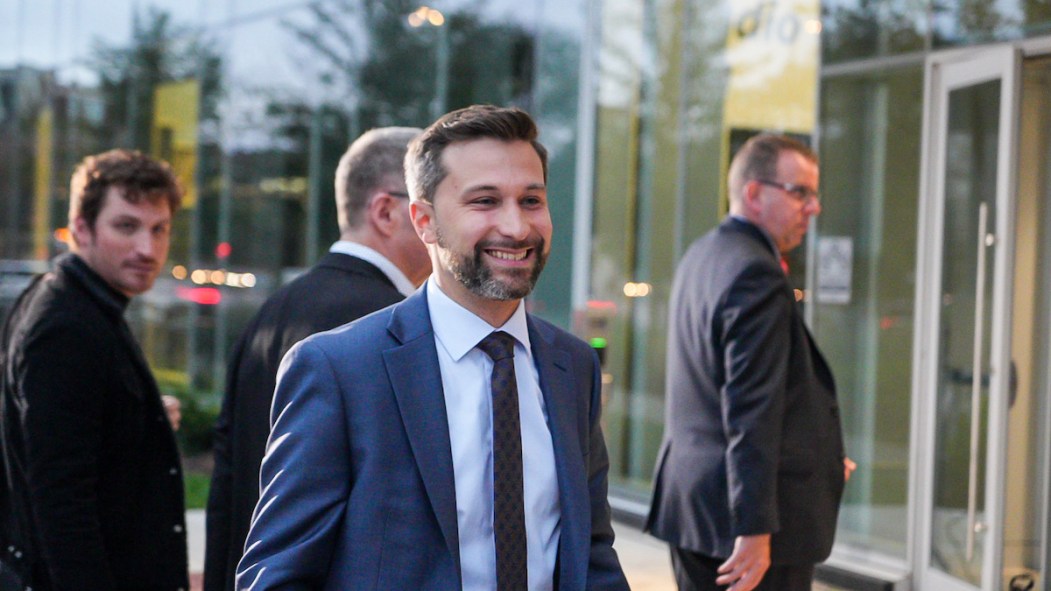 Gabriel Nadeau-Dubois, coporte-parole de Québec solidaire et candidat dans Gouin.