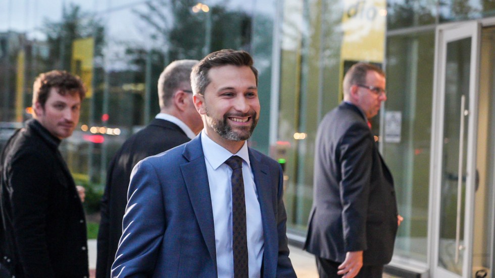 Gabriel Nadeau-Dubois, coporte-parole de Québec solidaire et candidat dans Gouin.