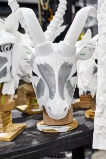 Masques destinés au nouveau spectacle du Cirque du Soleil, « Echo ». Photo fournie par le Cirque du Soleil