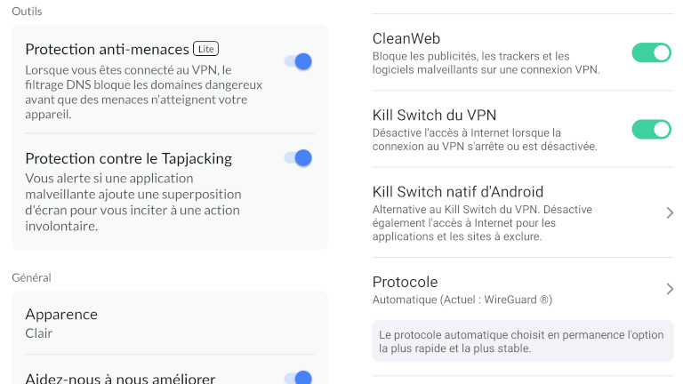 VPN fonction antimalware