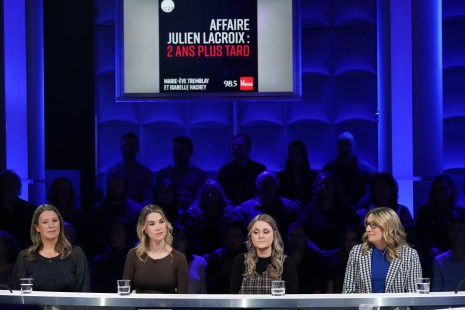 Isabelle Hachey, Marie-Ève Tremblay, Geneviève Morin à «Tout le monde en parle».