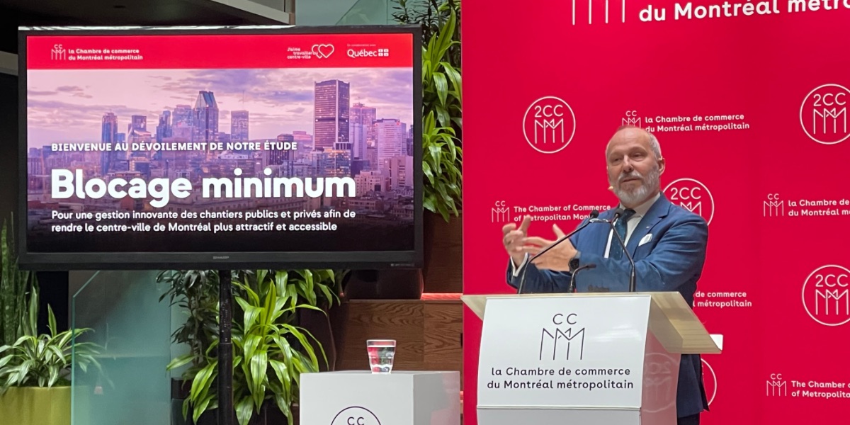 Le président et chef de la direction de la Chambre de commerce du Montréal métropolitain, Michel Leblanc.