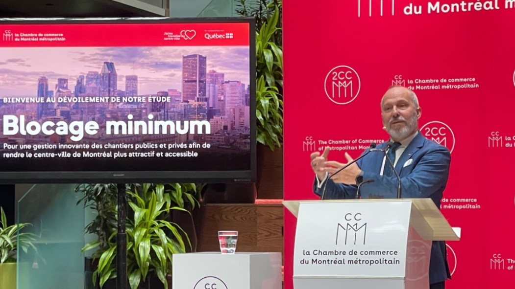 Le président et chef de la direction de la Chambre de commerce du Montréal métropolitain, Michel Leblanc.