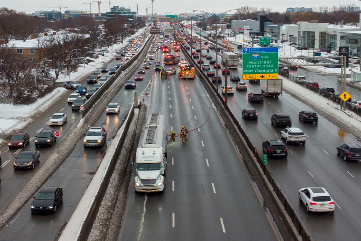 L'A-40, à Montréal.