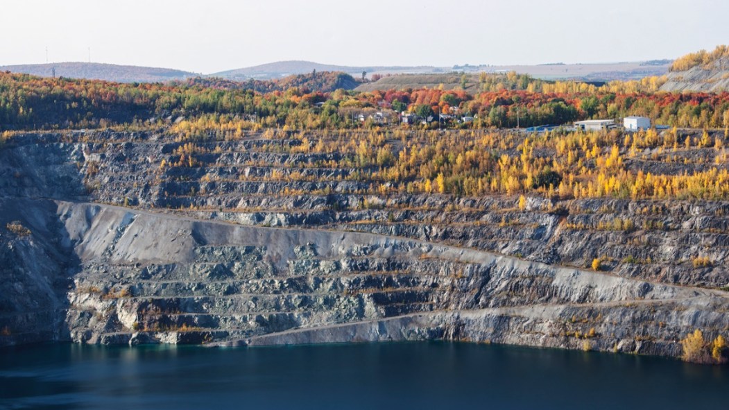 Une mine abandonnée à Val-des-Sources.